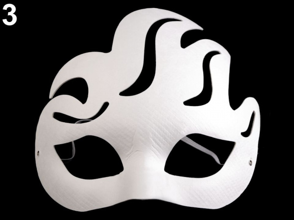 Karnevalová maska - škraboška k domalování