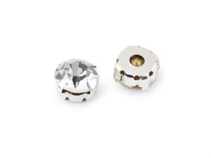 Našívací šatony / štras v pouzdře / kotlíku Ø10 mm