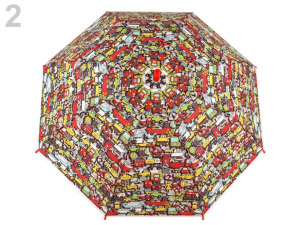 Dětský vystřelovací deštník s píšťalkou, sova, dinosaurus, auta, vesmír