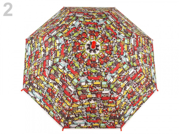 Dětský vystřelovací deštník s píšťalkou, sova, dinosaurus, auta, vesmír