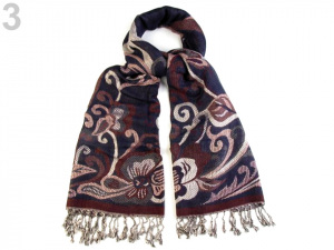 Šála s třásněmi 70x170 cm