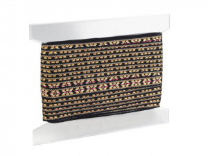 Vzorovka indiánský motiv šíře 13 mm