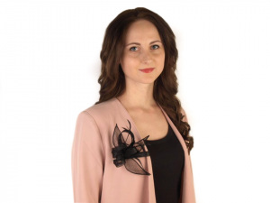 Fascinátor / brož květ