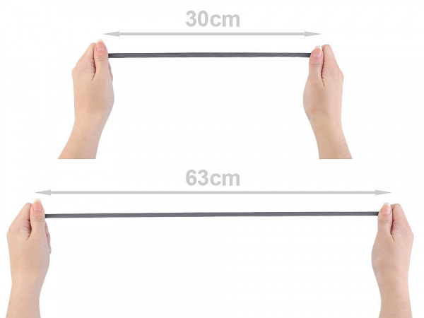 Prádlová pruženka šíře 7 mm