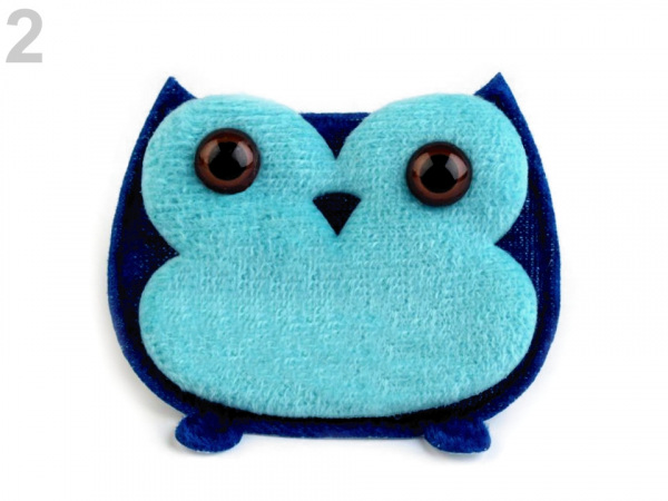 Plyšová aplikace / nášivka sova