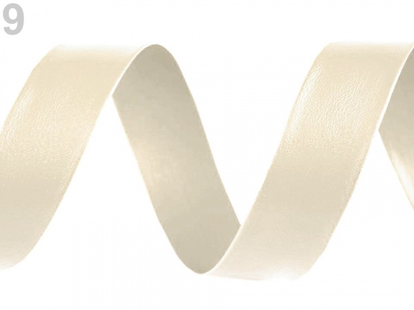 Šikmý proužek koženkový šíře 20 mm