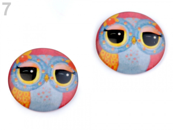 Kabošon sova, ptáček Ø30 mm