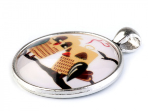 Kabošon sova, ptáček Ø30 mm