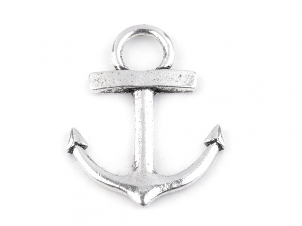 Přívěsek kotva 23x29 mm
