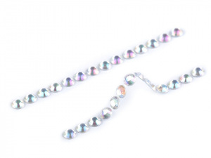 Samolepicí kamínky AB efekt na lepicím proužku Ø6 mm