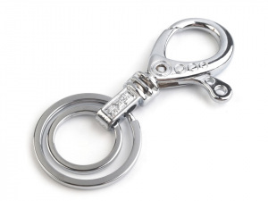 Kovová karabina s kroužky Ø25 mm, Ø35 mm