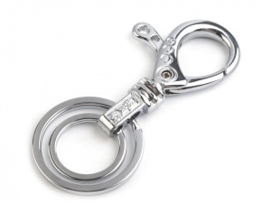 Kovová karabina s kroužky Ø25 mm, Ø35 mm