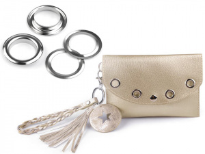 Průchodky s podložkou Ø18 mm na koženou galanterii 2. jakost