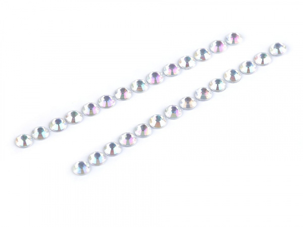 Samolepicí kamínky AB efekt na lepicím proužku Ø6 mm