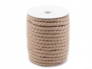Bavlněná šňůra kroucená Ø8 mm macrame