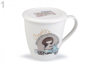 Porcelánový hrnek s pokličkou Anekke