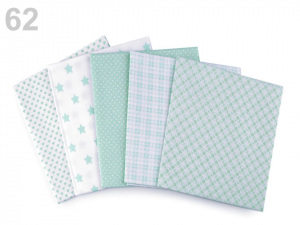 Sada látek na patchwork 48x50 cm