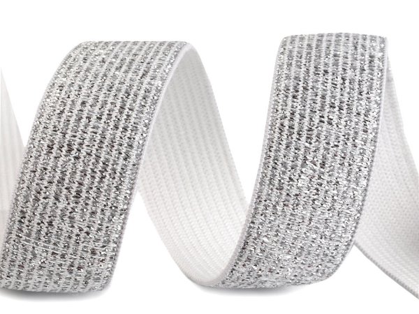 Pruženka šíře 20 mm s lurexem