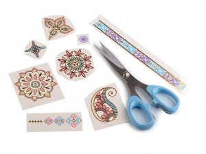 Metalické tetování smývatelné