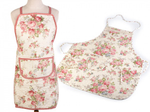 Kuchyňská zástěra oboustranná 58x65 cm