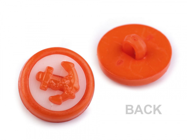 Knoflík dětský velikost 22" kotva