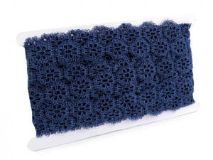 Vzdušná krajka / vsadka šíře 25 mm květy