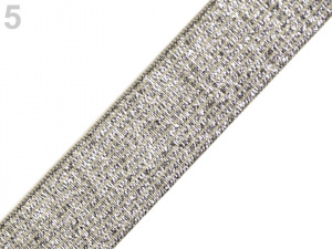 Pruženka šíře 20 mm s lurexem