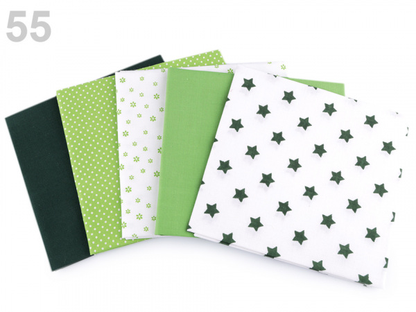 Sada látek na patchwork 48x50 cm