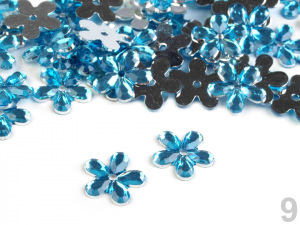 Broušený květ k našití, nalepení Ø11 mm