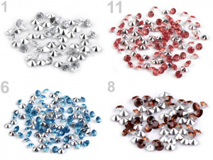 Broušené kamínky SS16 pro výrobu štrasu / aranžování svatebních stolů