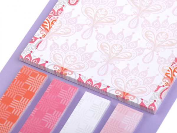 Papírové lepící bločky s potiskem