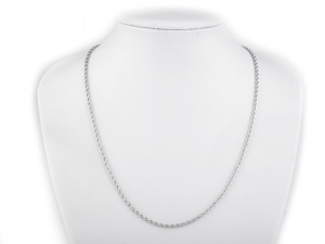 Kroucený řetízek 0,2x50 cm z nerezové oceli