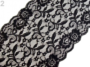 Elastická krajka / vsadka / běhoun šíře 21 cm