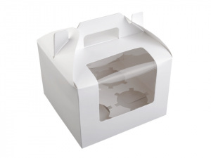 Papírová krabice s průhledem