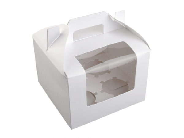 Papírová krabice s průhledem