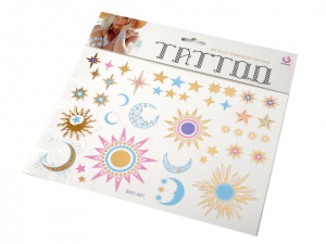 Metalické tetování smývatelné