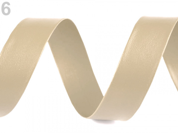 Šikmý proužek koženkový šíře 20 mm