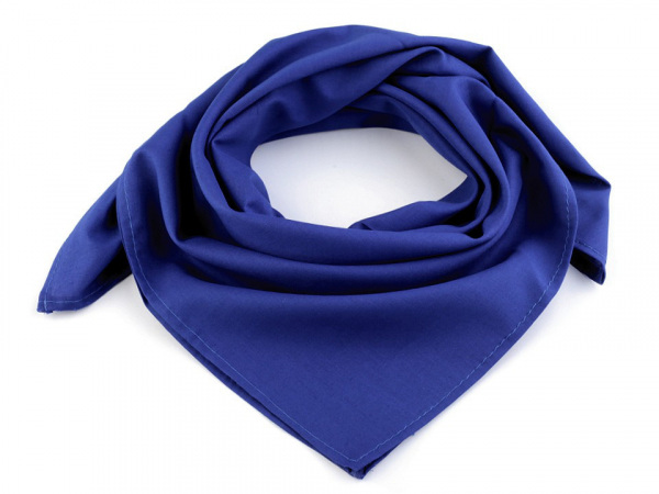 Bavlněný šátek jednobarevný 65x65 cm