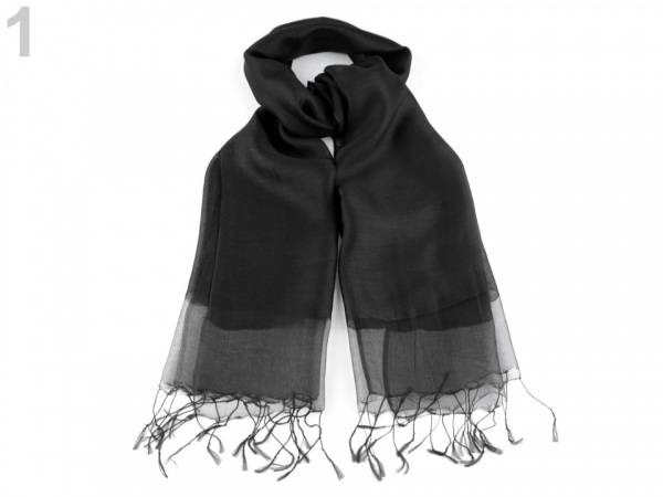 Hedvábná šála 70x180 cm