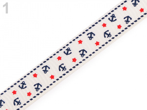 Rypsová stuha šíře 10 mm kotvy