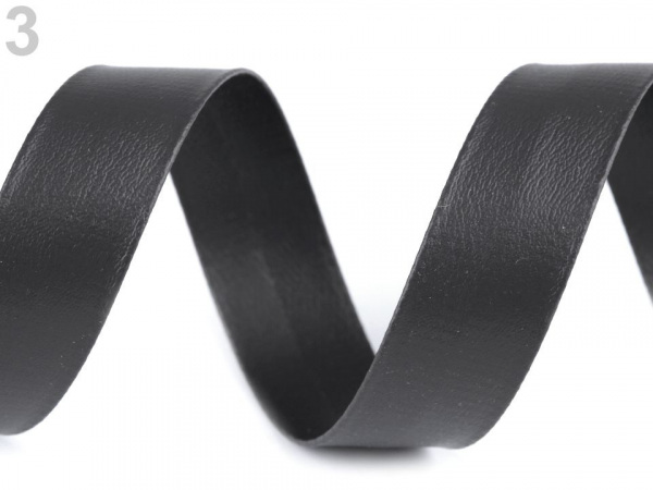 Šikmý proužek koženkový šíře 20 mm