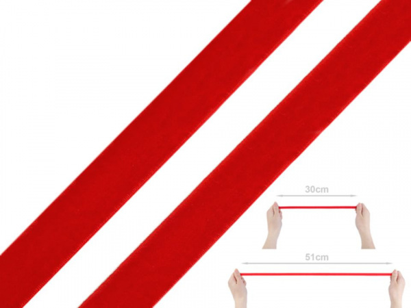 Pružná sametka šíře 10 mm