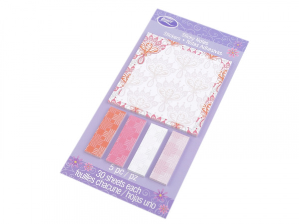 Papírové lepící bločky s potiskem