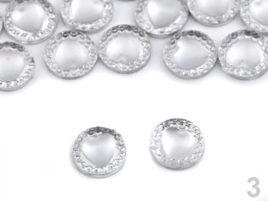 Broušené kamínky Ø10 mm k nalepení