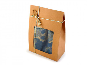 Šála s lurexem v krabičce, dárkové balení