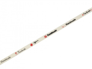 Bavlněná stuha šíře 10 mm Handmade