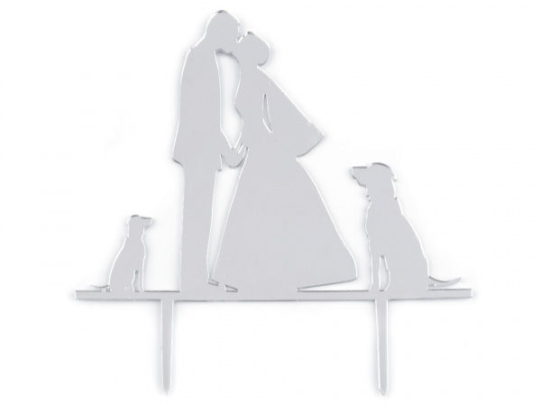 Dekorace na dort - svatební