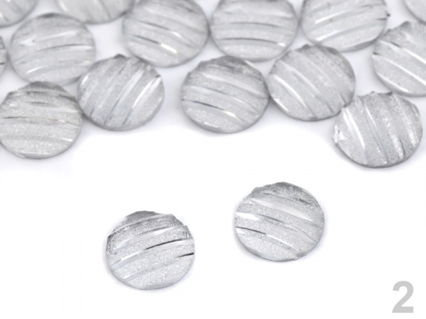 Broušené kamínky Ø10 mm k nalepení