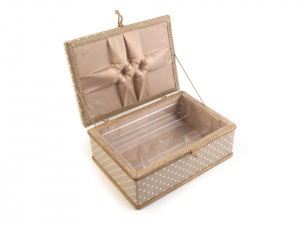 Kazeta / košík na šití čalouněná