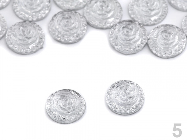 Broušené kamínky Ø10 mm k nalepení